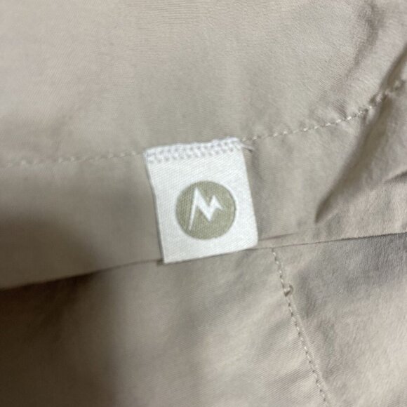 MARMOT Beige Straight Leg Flat Front 2 Pockets Chino‎ Women's Pants Size 12 - Picture 8 of 8